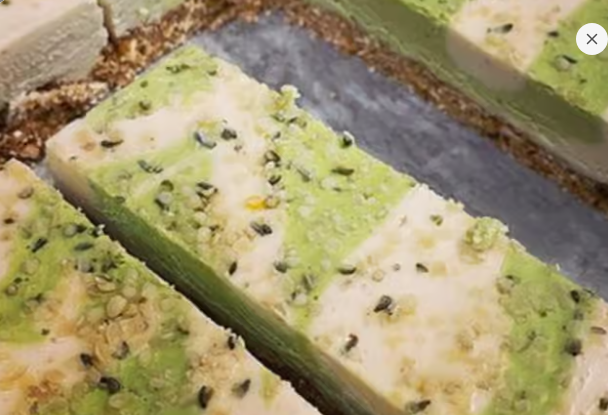 Raw Key Lime Cheesecake Bars