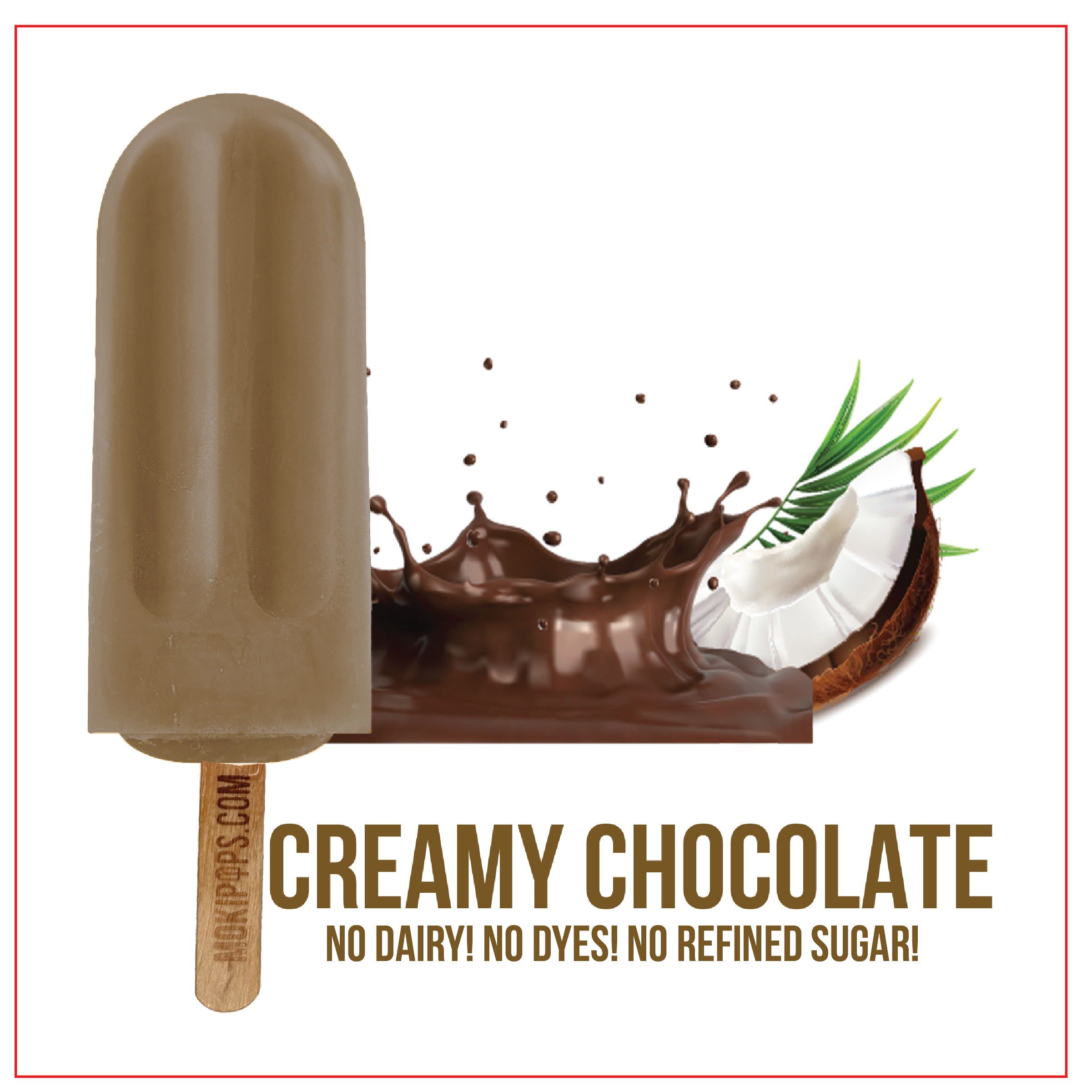 Creamy Chocolate Popsicle