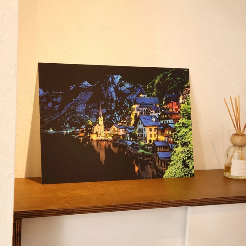 Premium Cityscape Scratch Art Kit (2 Pcs) – Stress-Relief Night Edition