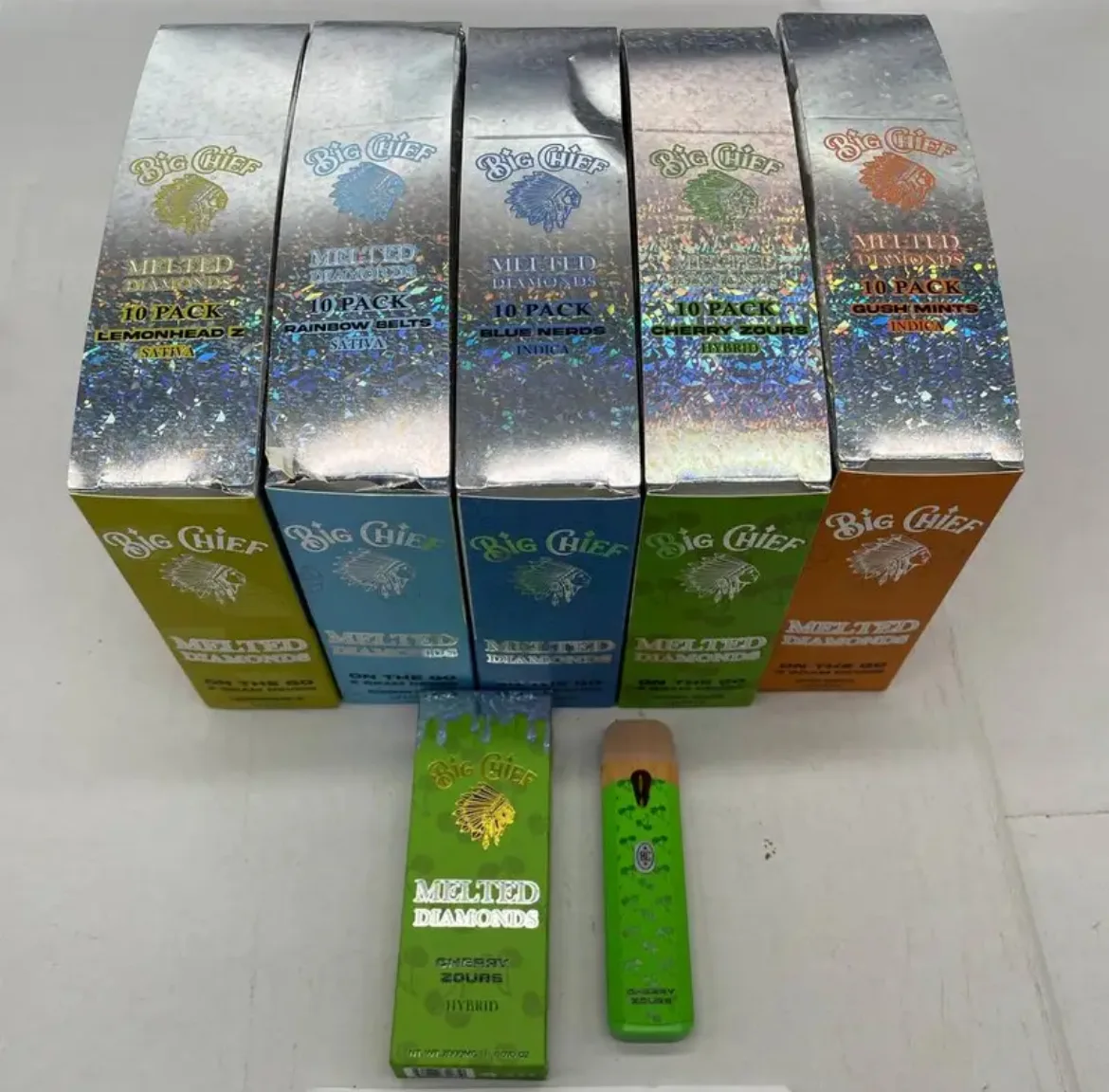 BIG CHIEF EXTRACTS 2G DISPOSABLE AUTHENTICS (100 CT)