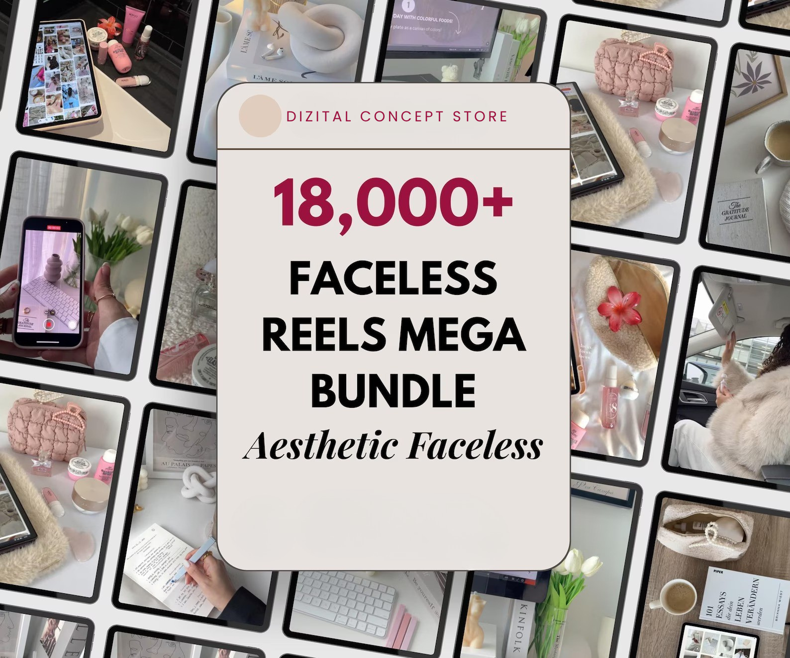 18000+ Faceless Reels Bundle for Content Creators & Online Businesses | Viral Digital Marketing Videos for Instagram, TikTok