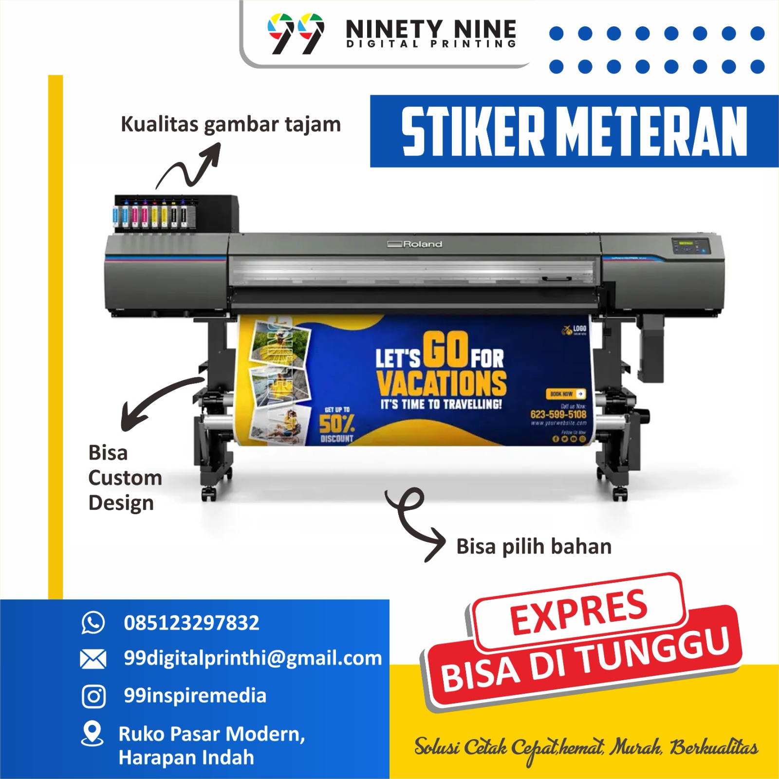 Meter Sticker Printing