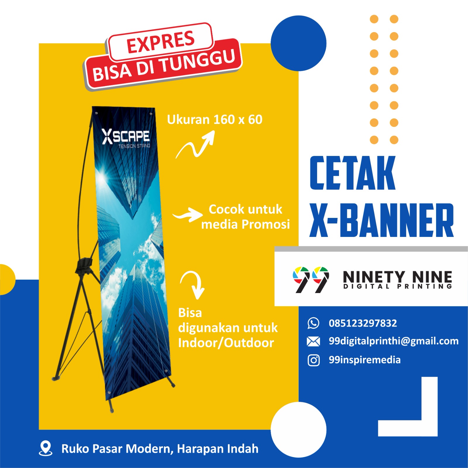 X-Banner Printing Booking