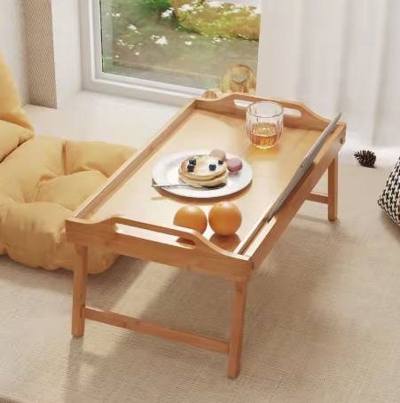 Foldable Wooden Breakfast Tray