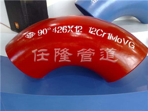 Butt-welded steel elbow