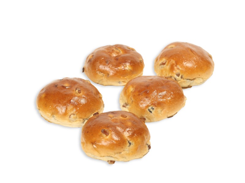 Rozijnenbroodjes 6 stuks