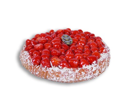 Aardbeienvlaai Biskwiebodem 10-12 personen