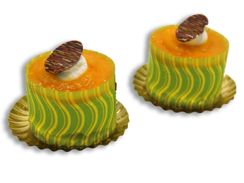 Mango passie gebakje (vegan)