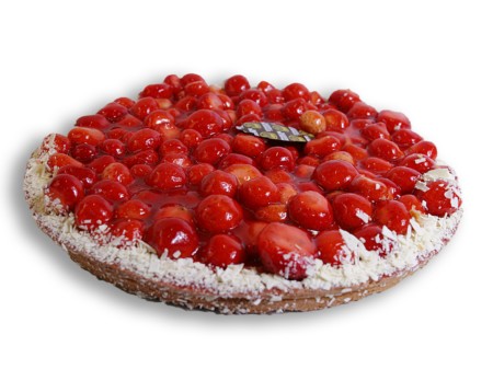 Aardbeienvlaai Harde Bodem 10-12 personen