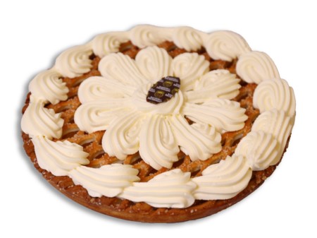 Abrikozenvlaai Ruitjes Slagroom 10-12 personen