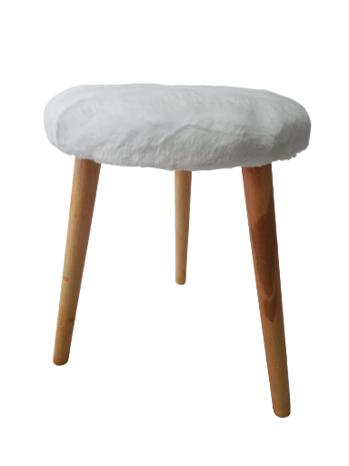 Yuvarlak Kumaş Tabure