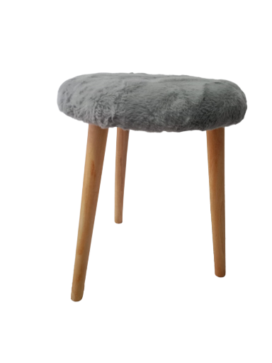 Yuvarlak Kumaş Tabure