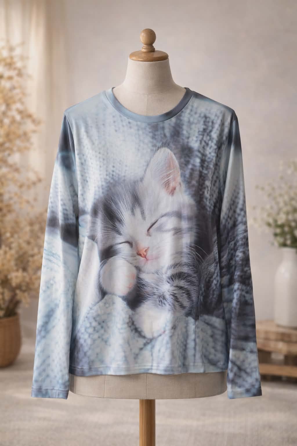 Haut motif chat - douceur & style
