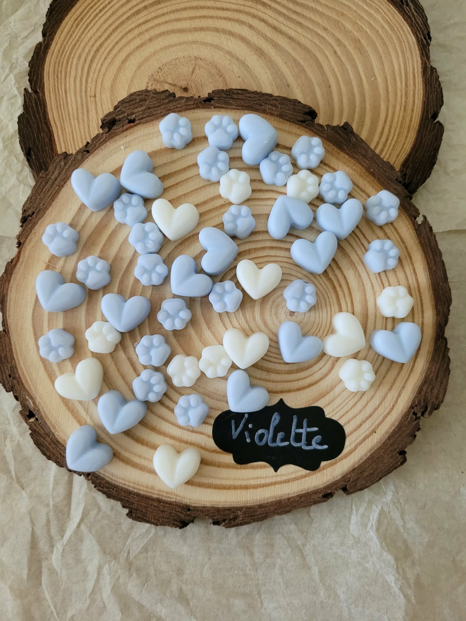 Fondant Les Minis Patounes de Cha'Chat 🐾 Violette – 30 g