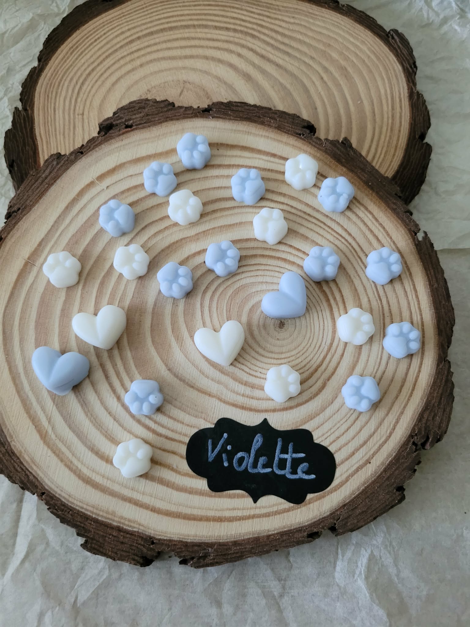 Fondant Les Minis Patounes de Cha'Chat 🐾 Violette – 10 g