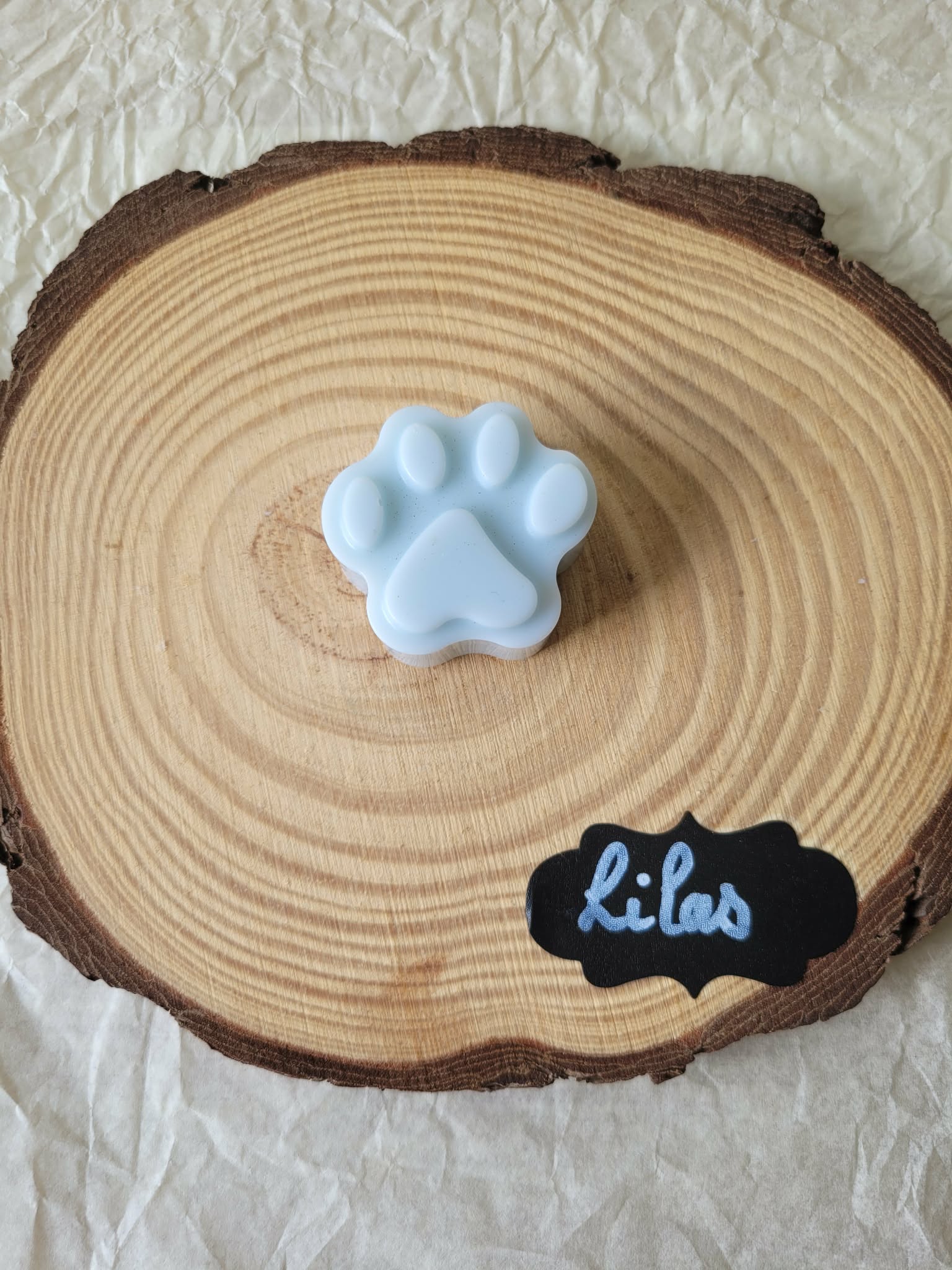 Fondant La Mini Patoune de Cha'Chat 🐾 Lilas 💜 – 11 g