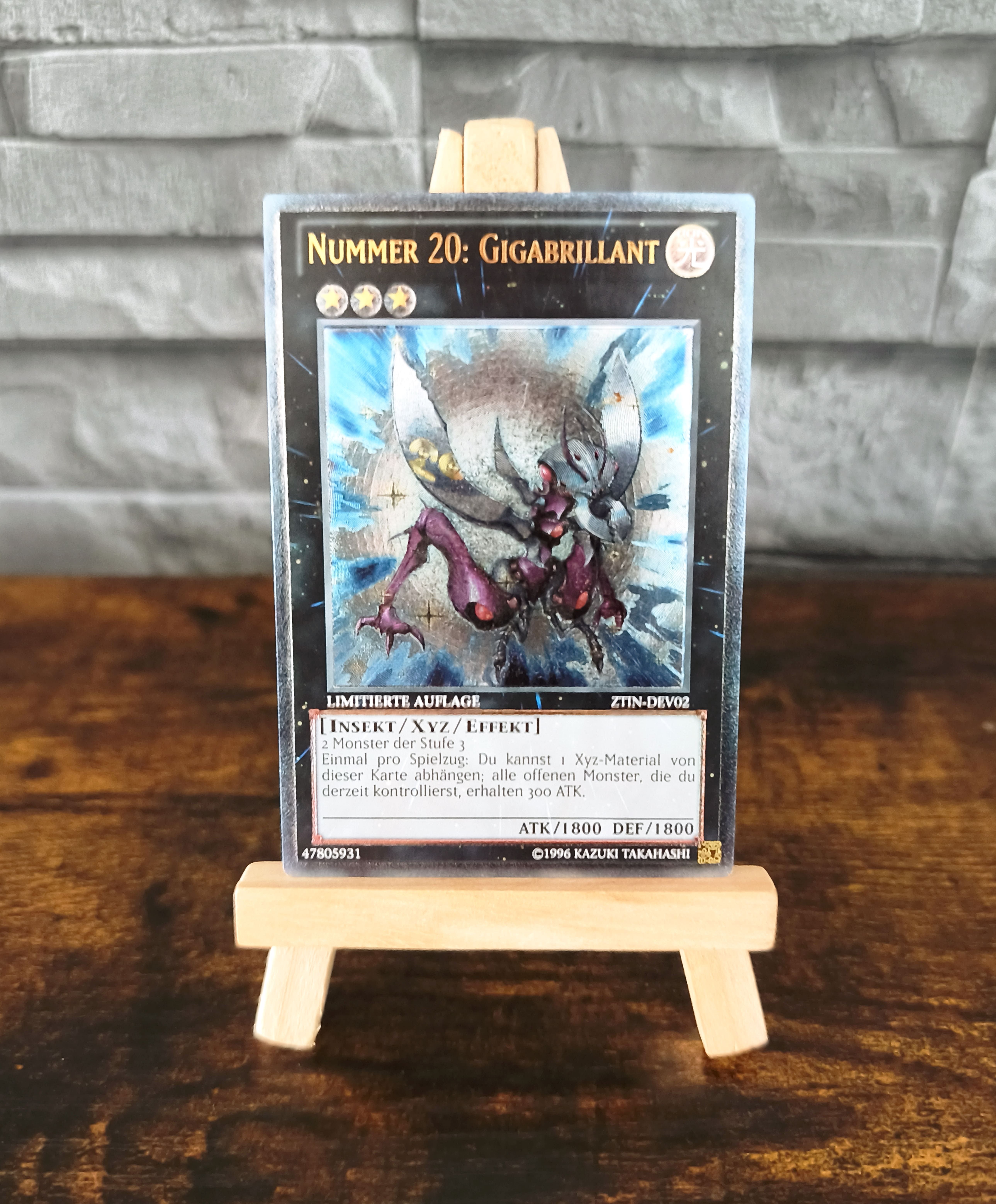 Yu-Gi-Oh! Sammelkarte Nummer 20: Gigabrillant