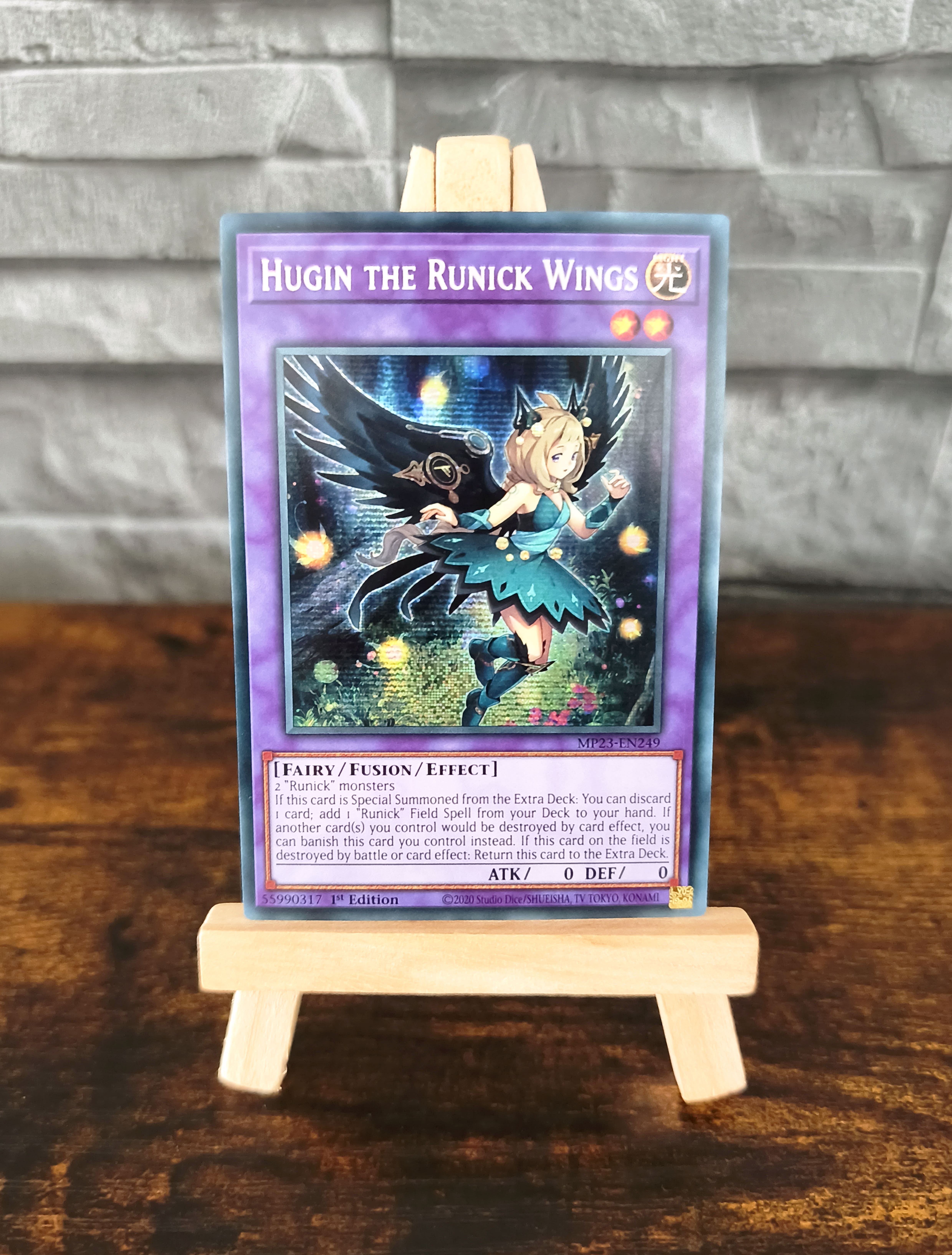 Yu-Gi-Oh! Sammelkarte Hugin die runischen Schwingen