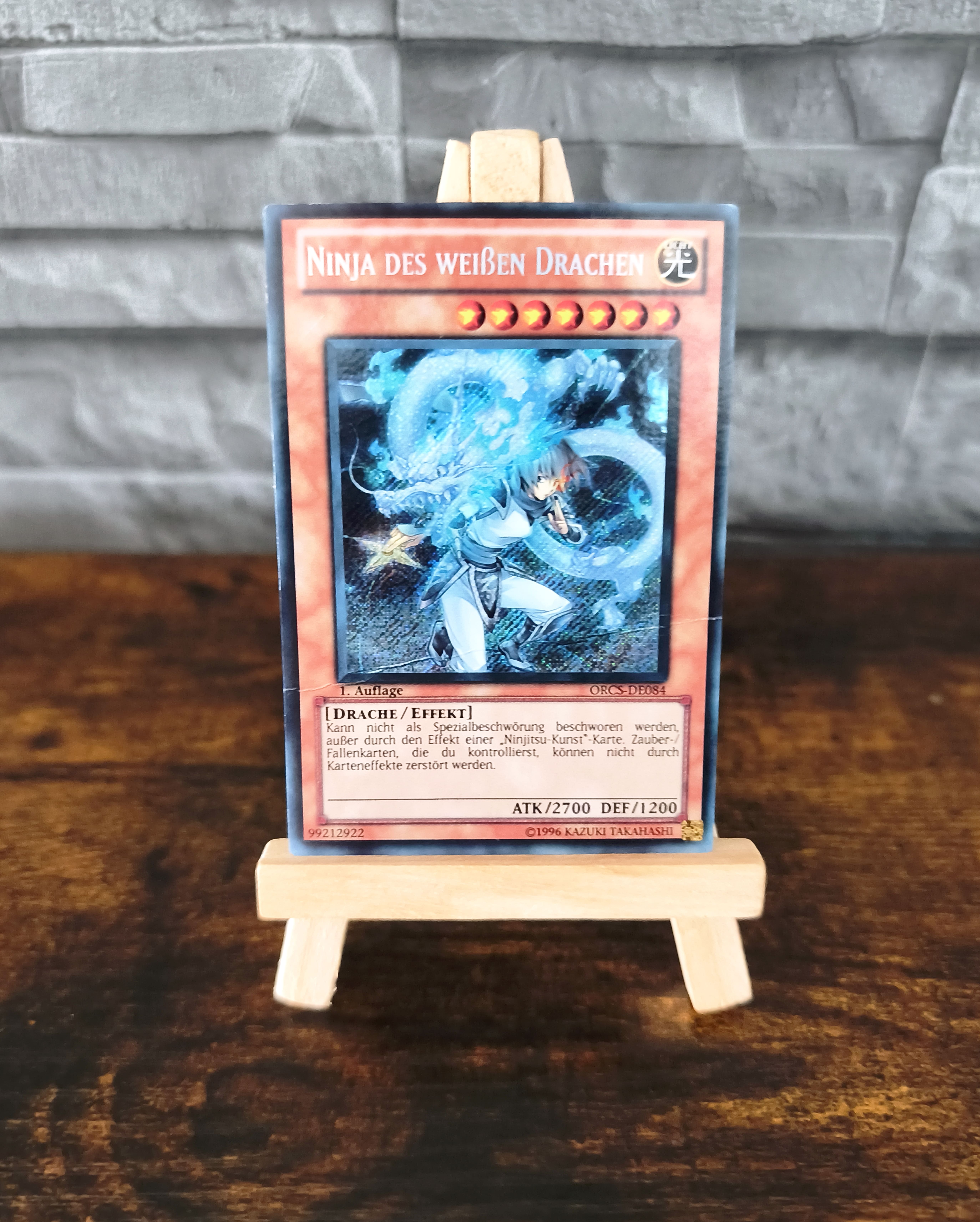 Yu-Gi-Oh! Sammelkarte Ninja des weißen Drachen
