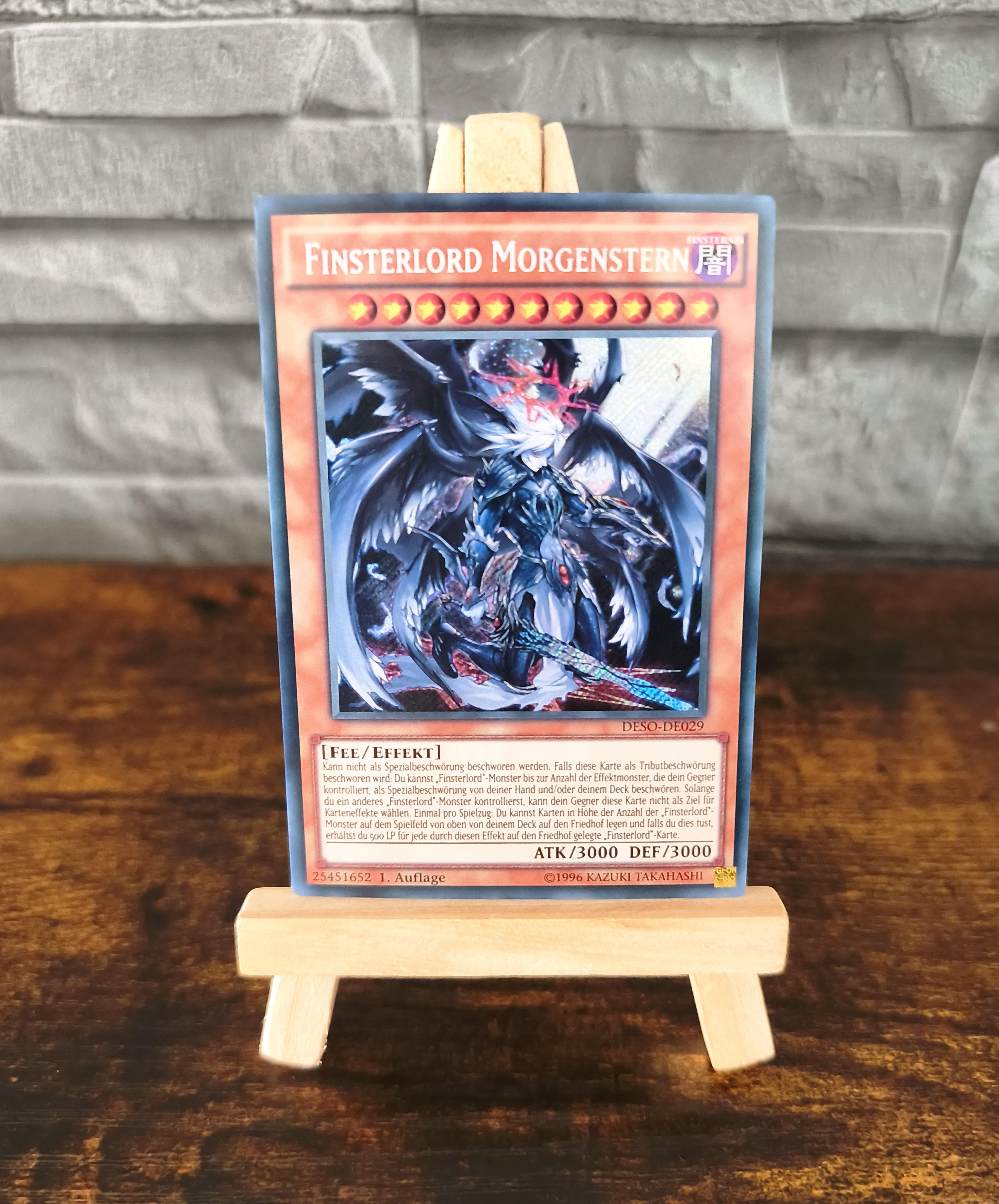 Yu-Gi-Oh! Sammelkarte Finsterlord Morgenstern