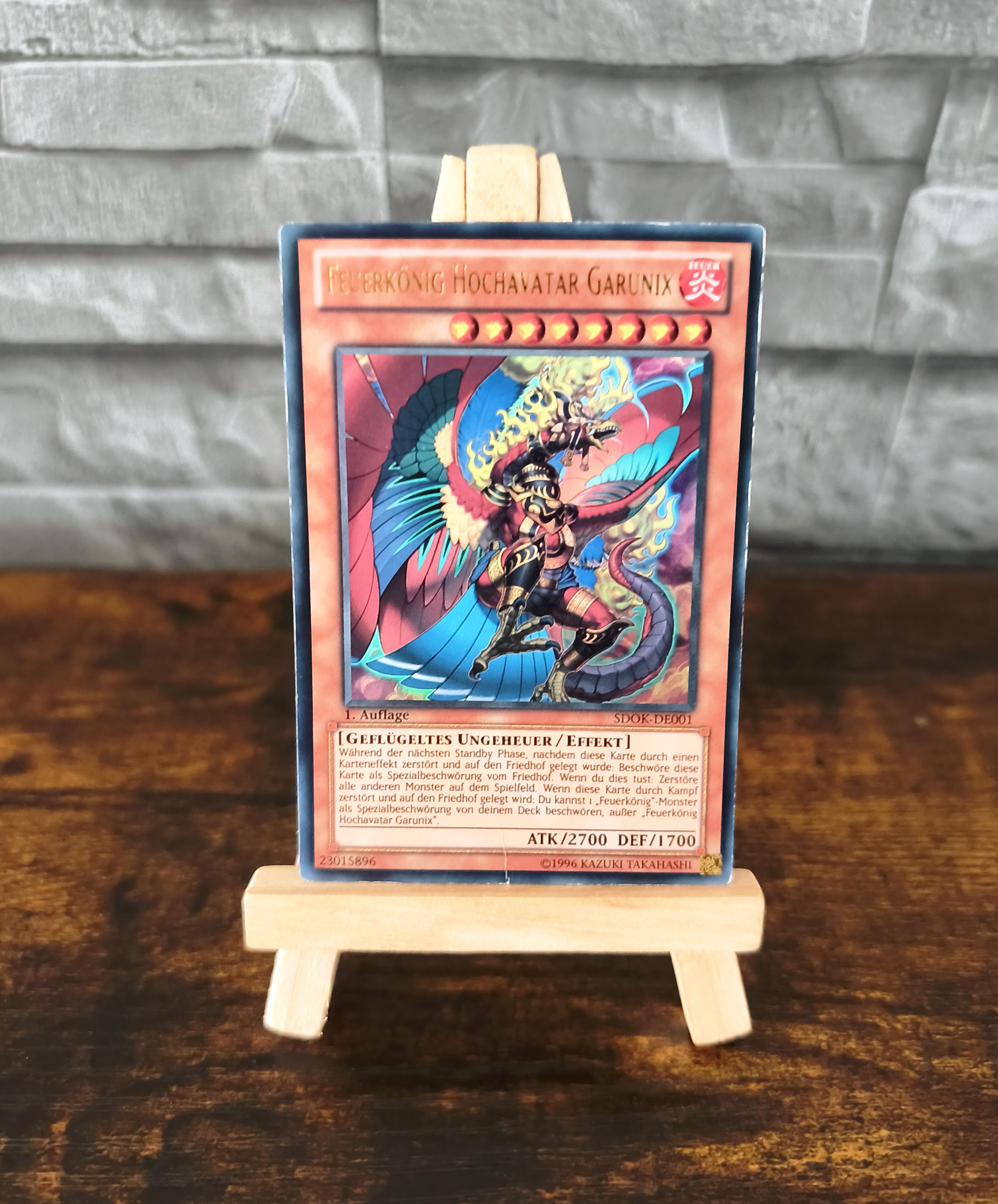 Yu-Gi-Oh! Sammelkarte Feuerkönig Hochavatar Garunix