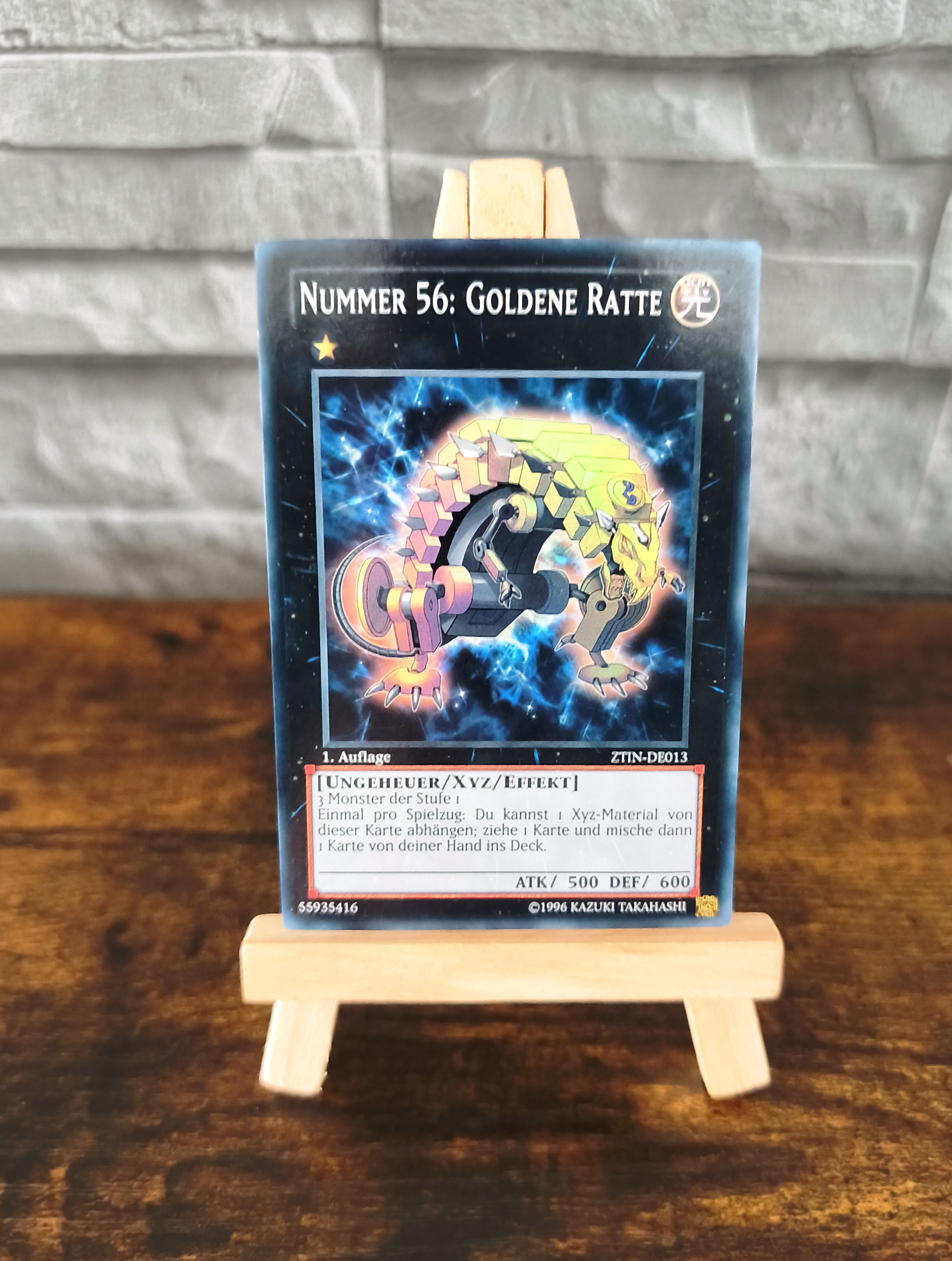 Yu-Gi-Oh! Sammelkarte Nummer 56: Goldene Ratte