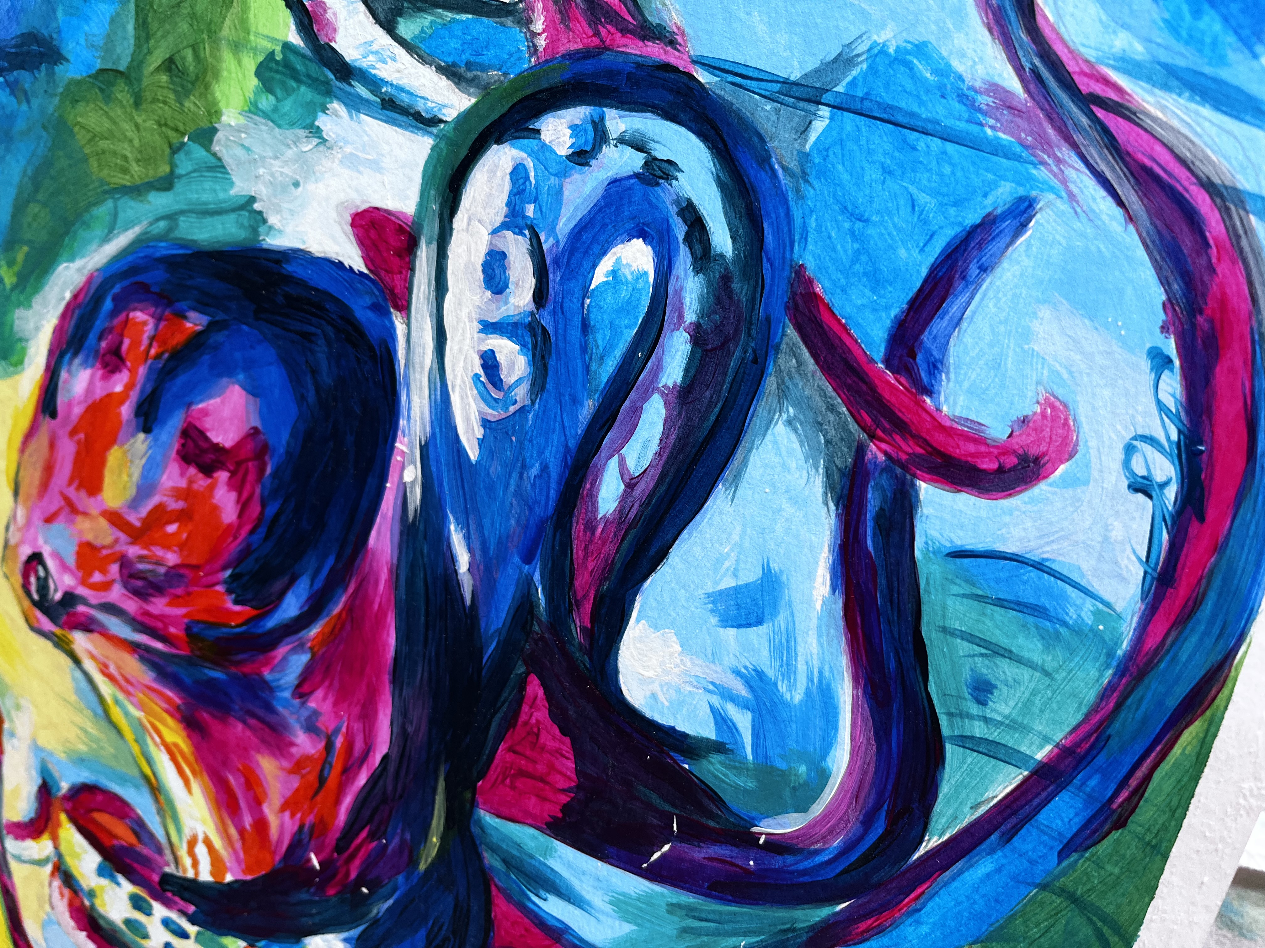 Tentáculos de colores