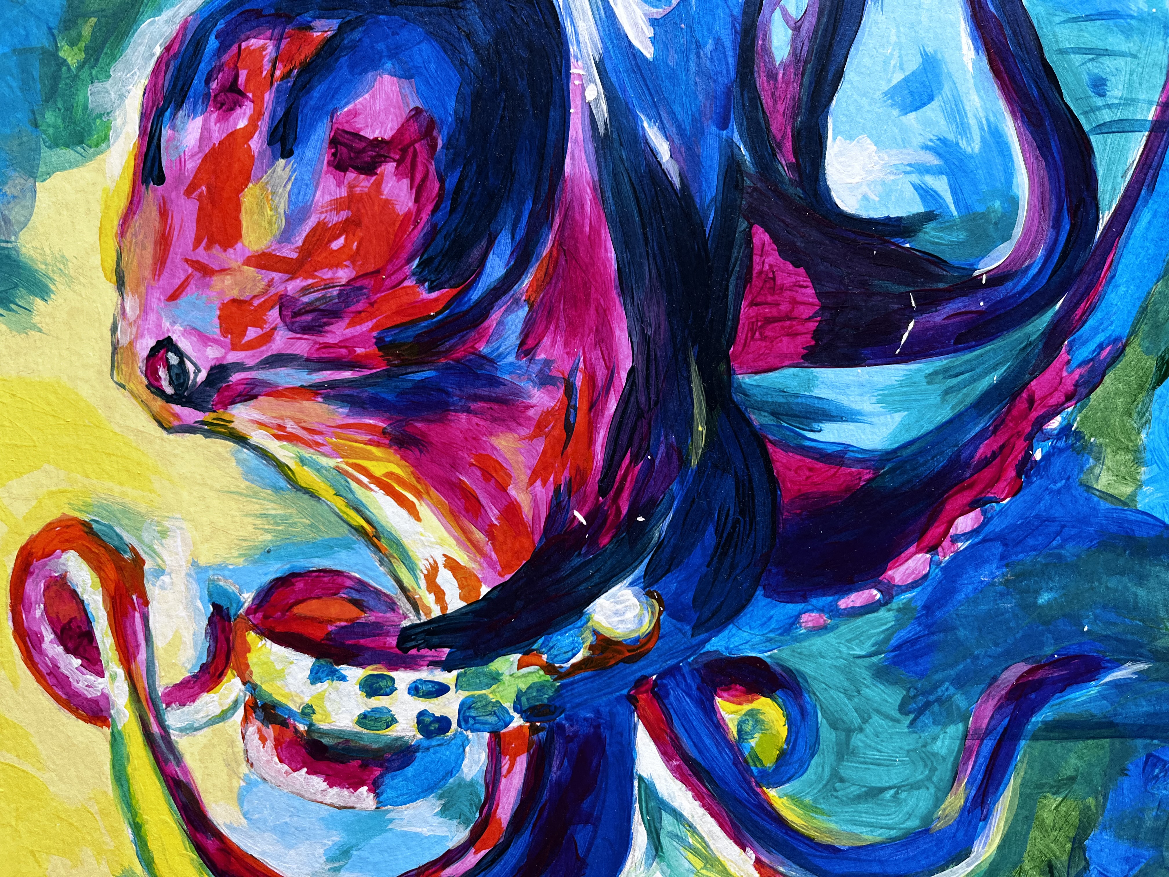 Tentáculos de colores