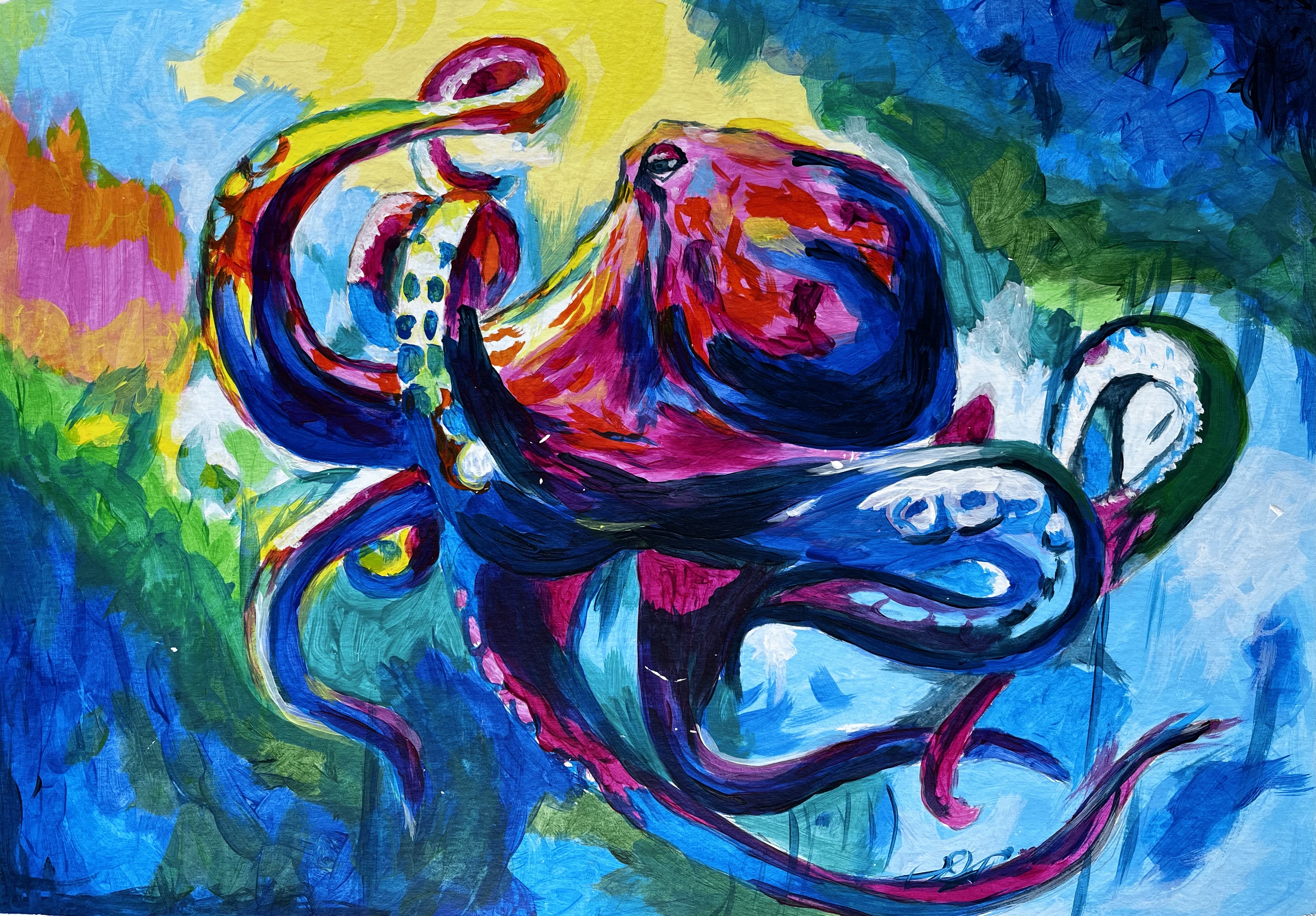 Tentáculos de colores