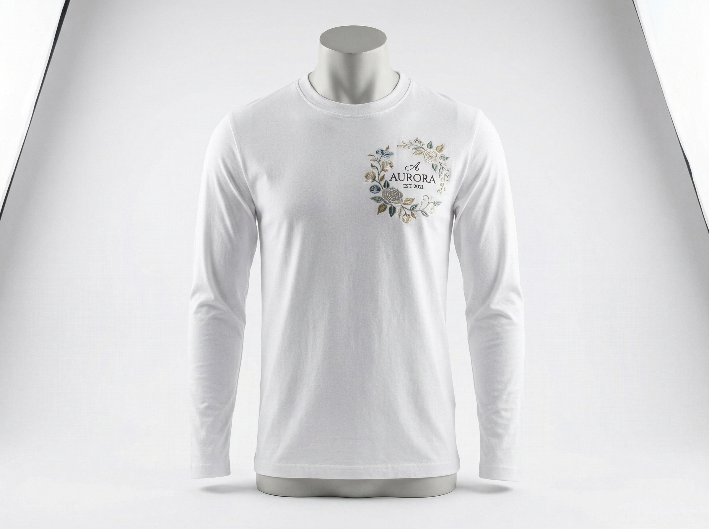 Aurora Embroidered Long Sleeve Shirt