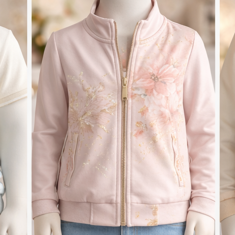 Kids Pastel Floral Kids Jacket