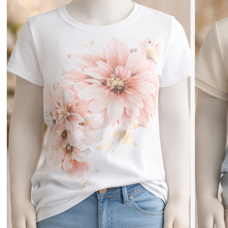 Kids Floral Blossom T-Shirt