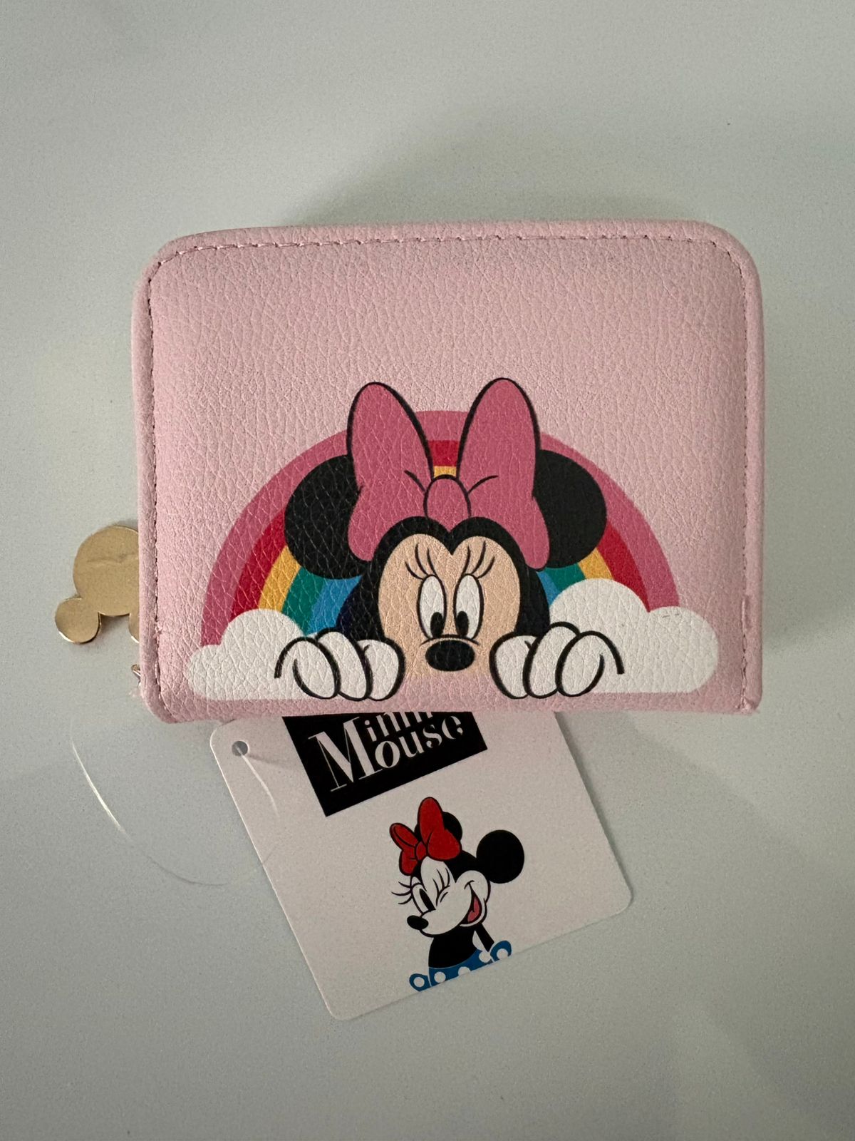 Billetera Minnie Mouse Rosa Arcoíris – Disney Oficial