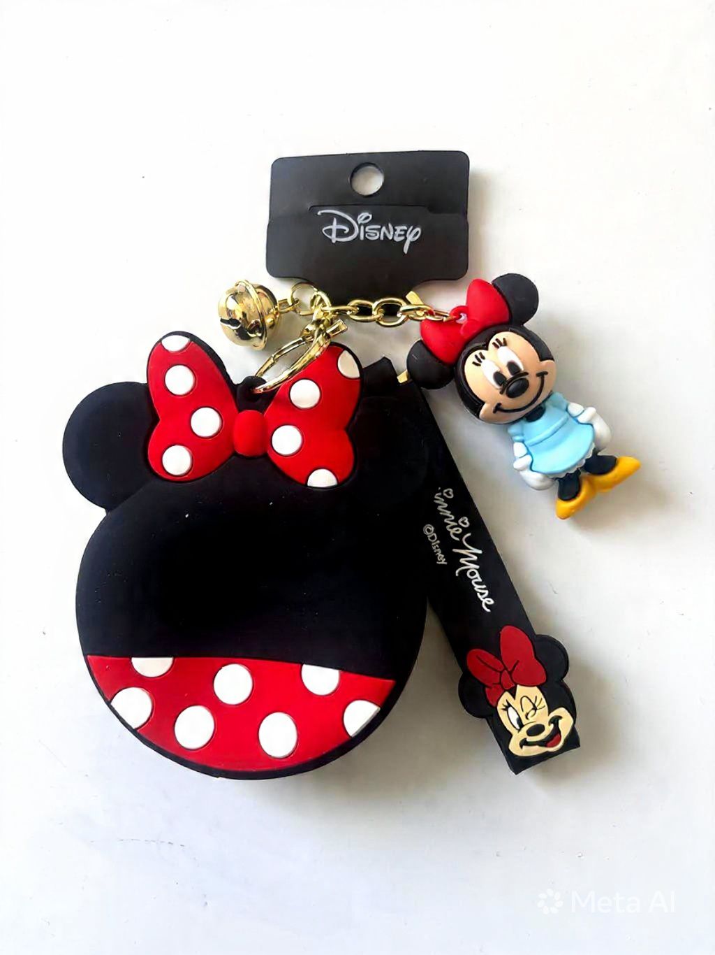 Llavero Minnie Mouse 3D con Monedero   Disney Oficial
