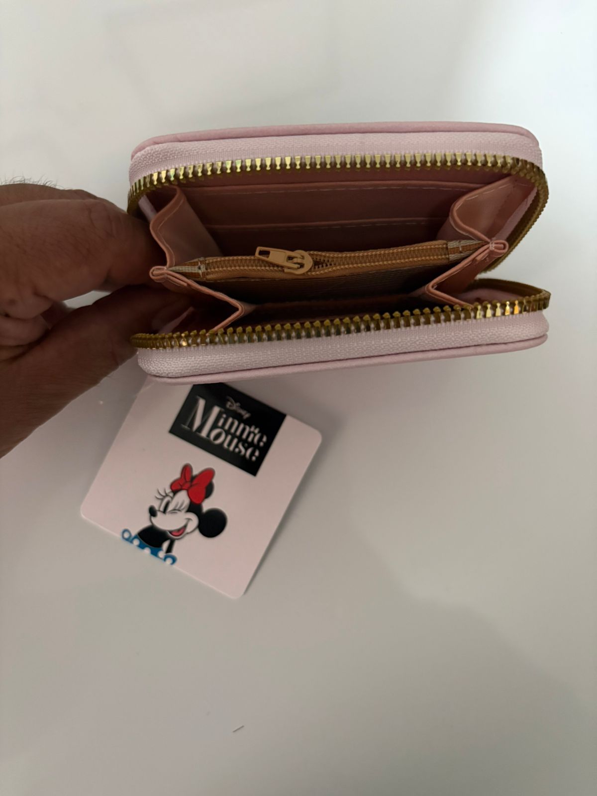 Billetera Minnie Mouse Rosa Arcoíris – Disney Oficial