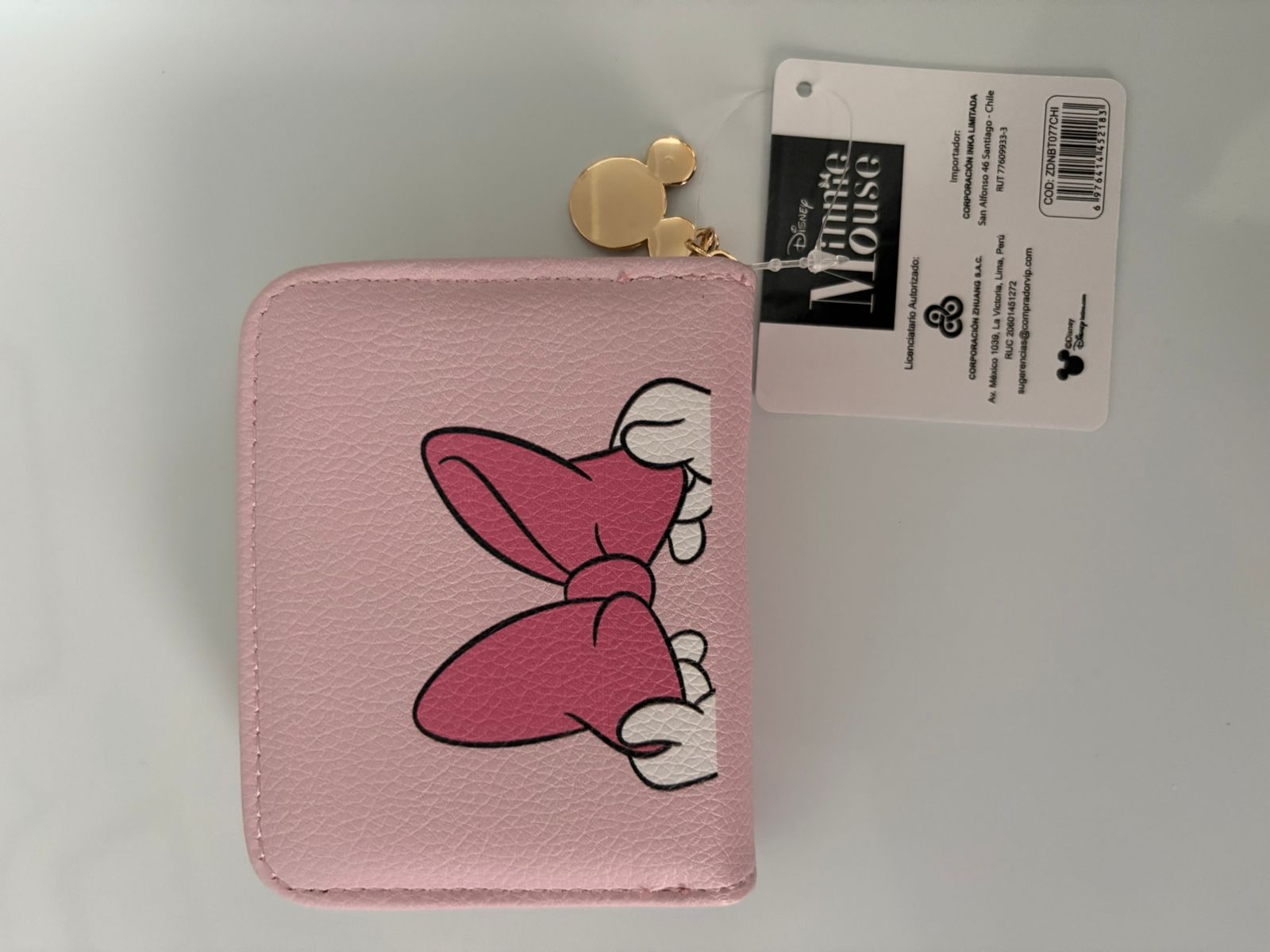 Billetera Minnie Mouse Rosa Arcoíris – Disney Oficial