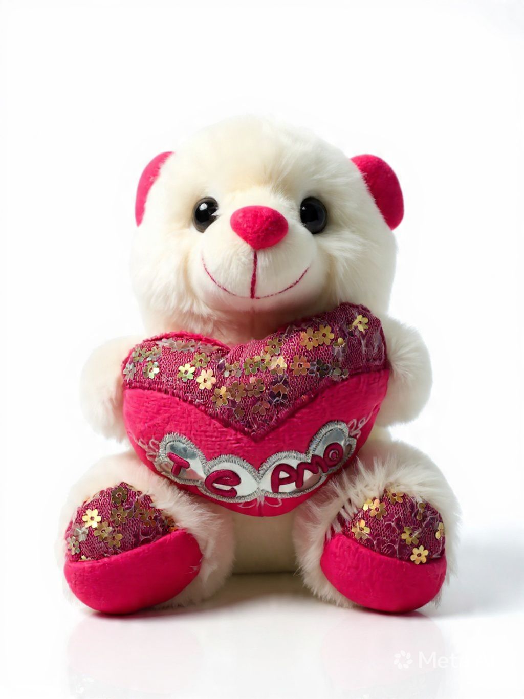 Oso de Peluche Blanco Te Amo