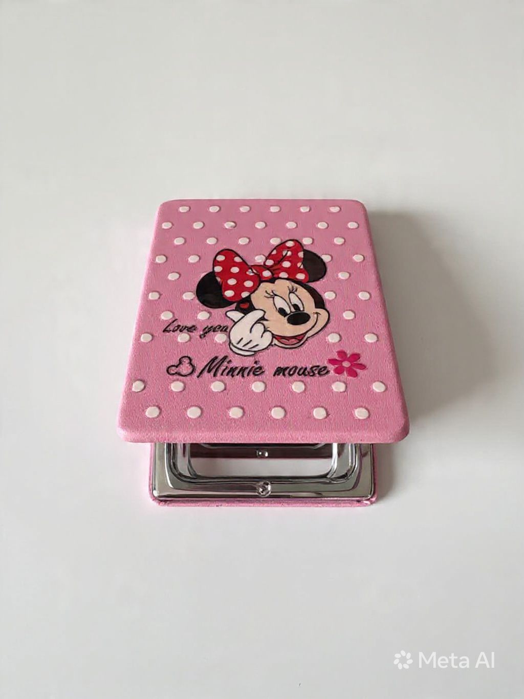 Espejo Compacto Minnie Mouse  Diseño  Portátil 