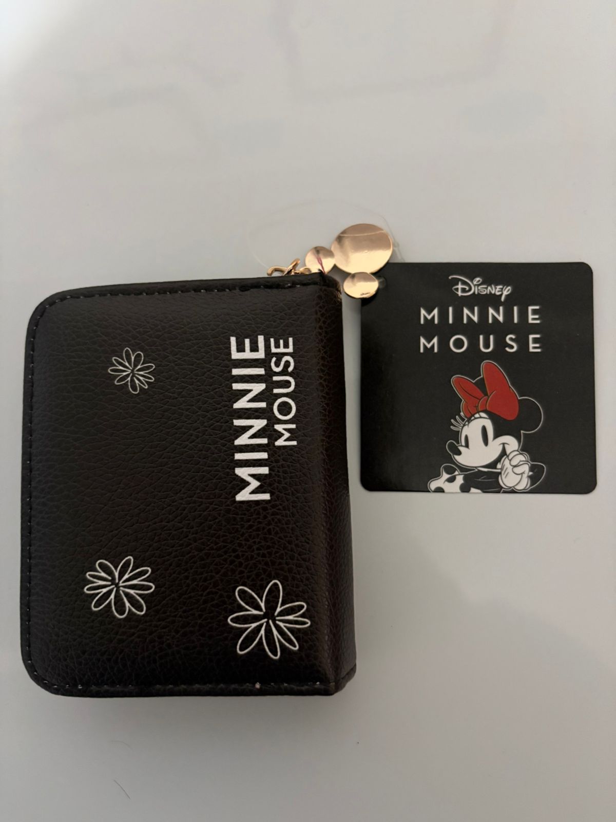 Billetera Minnie Mouse Negra – Diseño Style 