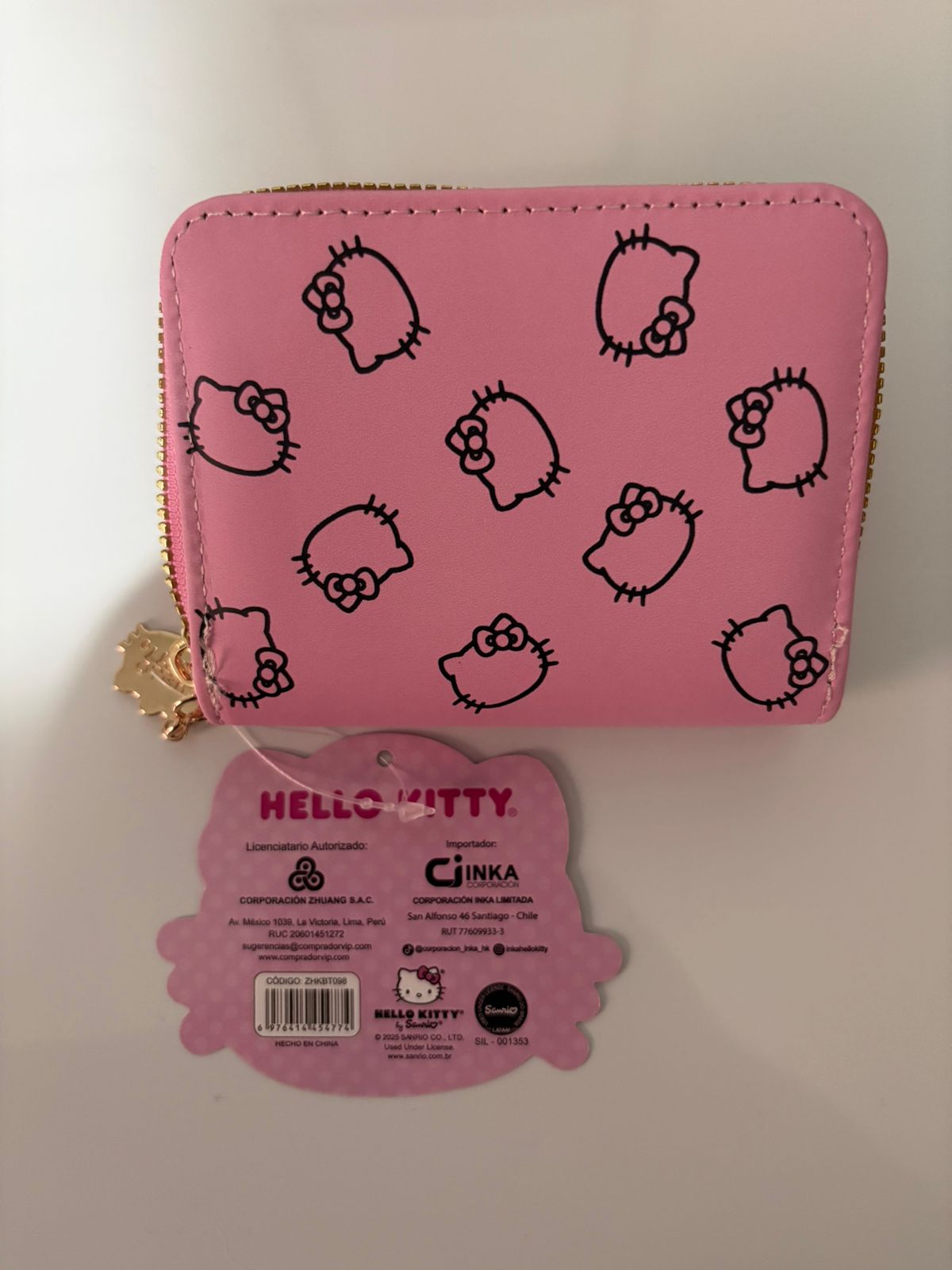 Billetera Hello Kitty Rosa 