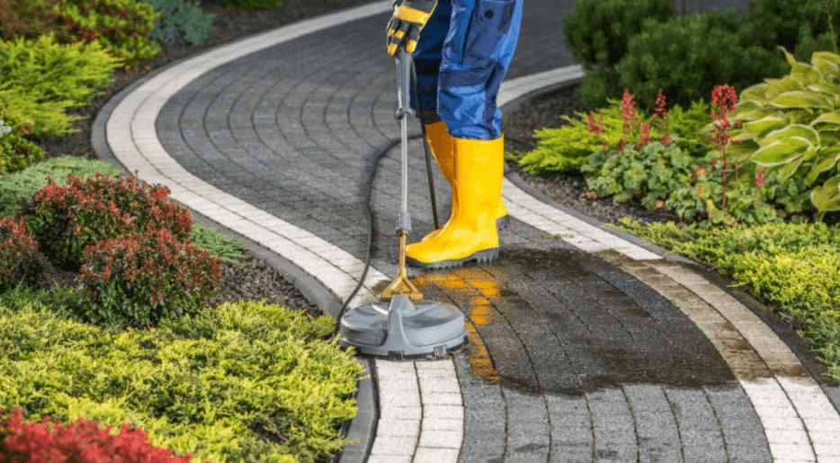 Czyszczenie kostki brukowej x m2