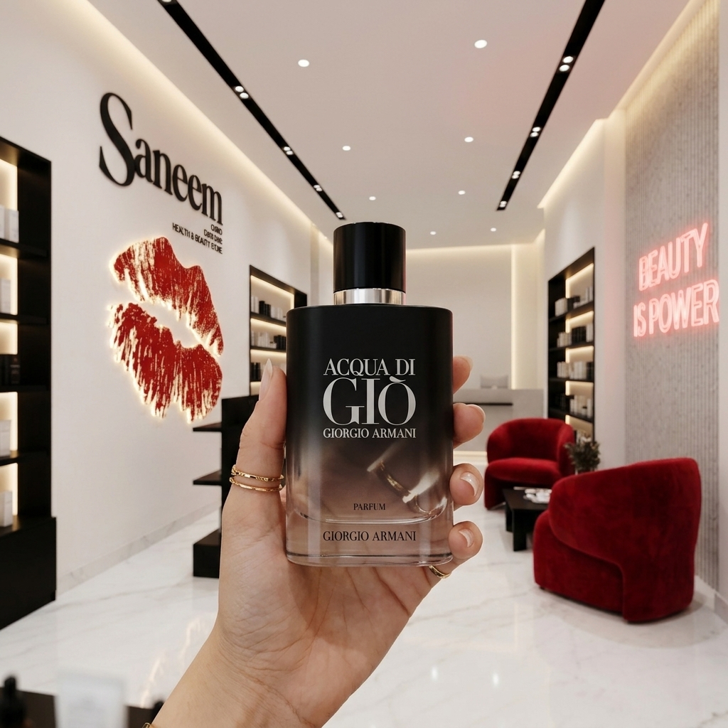 Armani Beauty - Acqua di Giò - Parfum - Cologne for Men - Fresh & Woody Men’s Fragrance - Bergamot, Ginger, Marine, Geranium, Rosemary, Clary Sage, Patchouli, Incense Notes