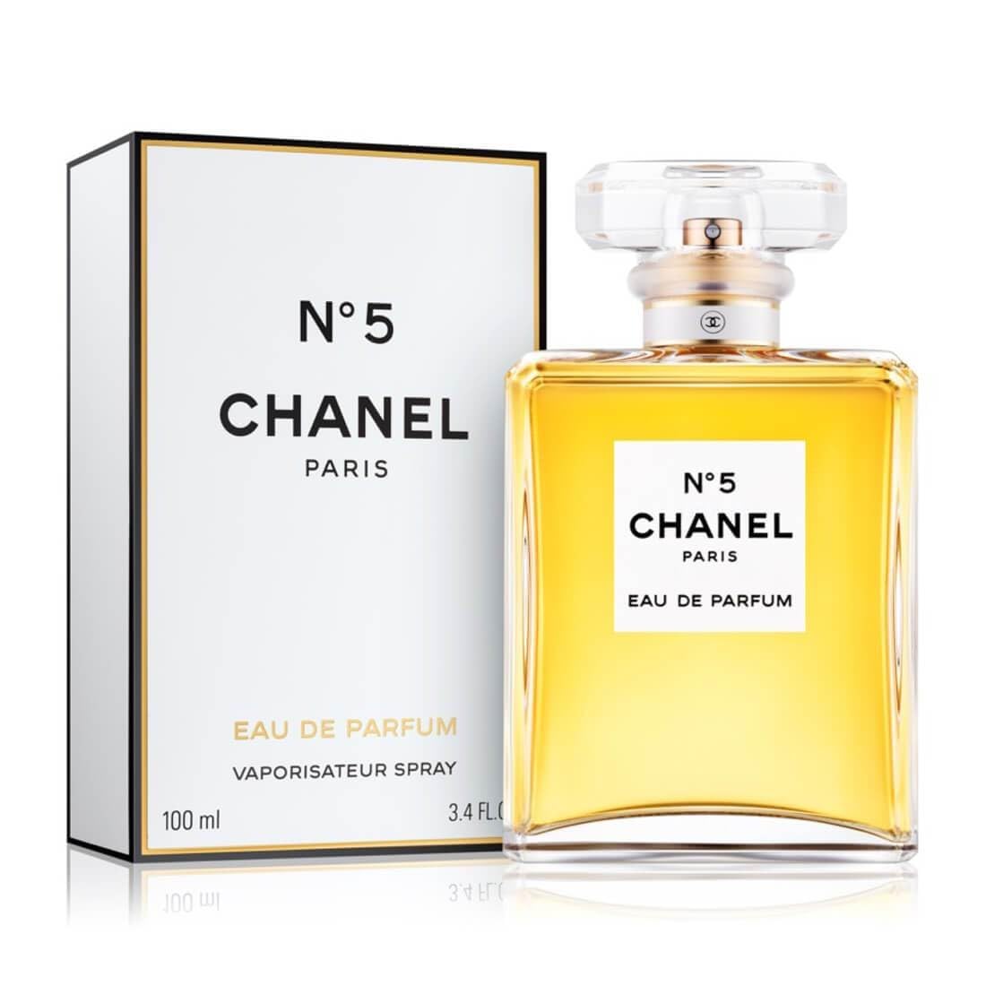  No. 5 by Chanel for Women, Eau De Parfum Spray, 3.4 Ounce