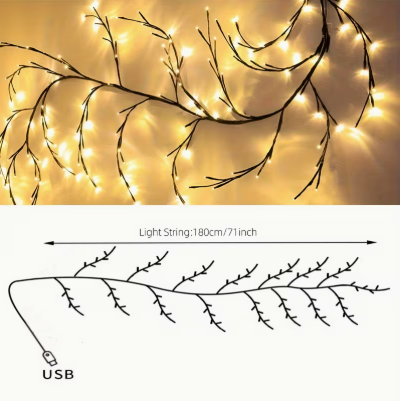 Vines for Room Decor, 1.8m