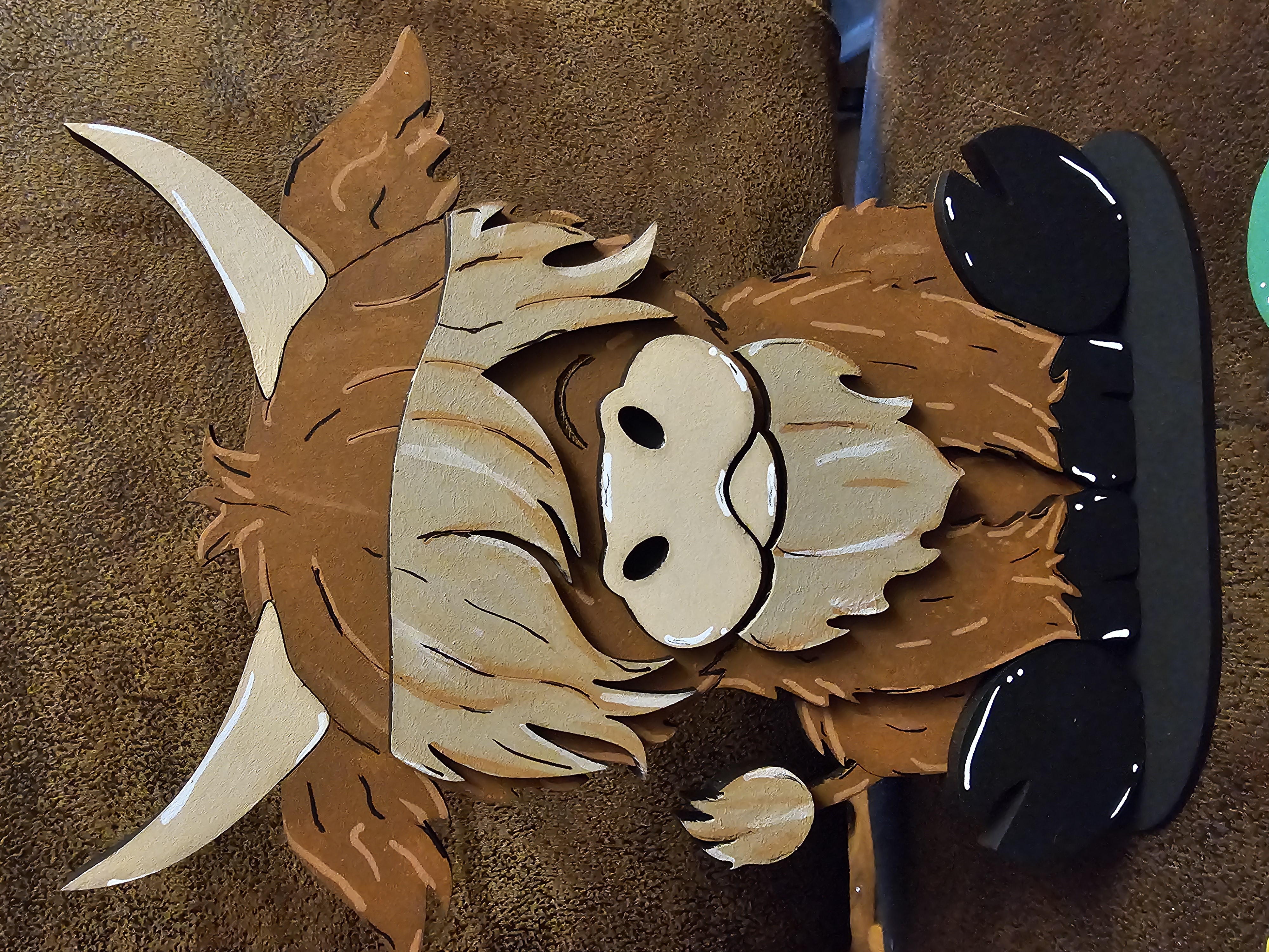 Interchangeable Hat Highland Cow 