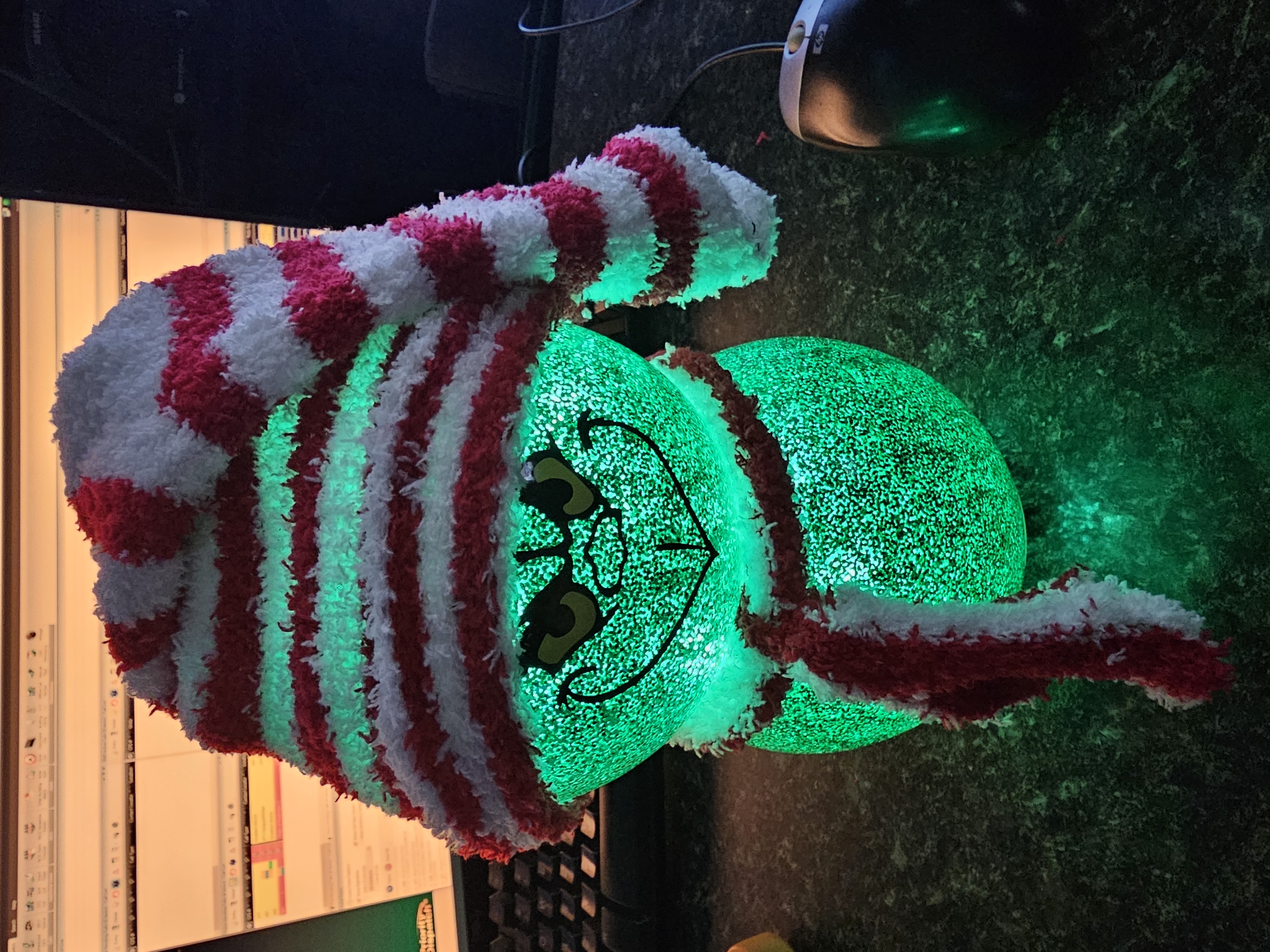 Glowing Snowman Decoration