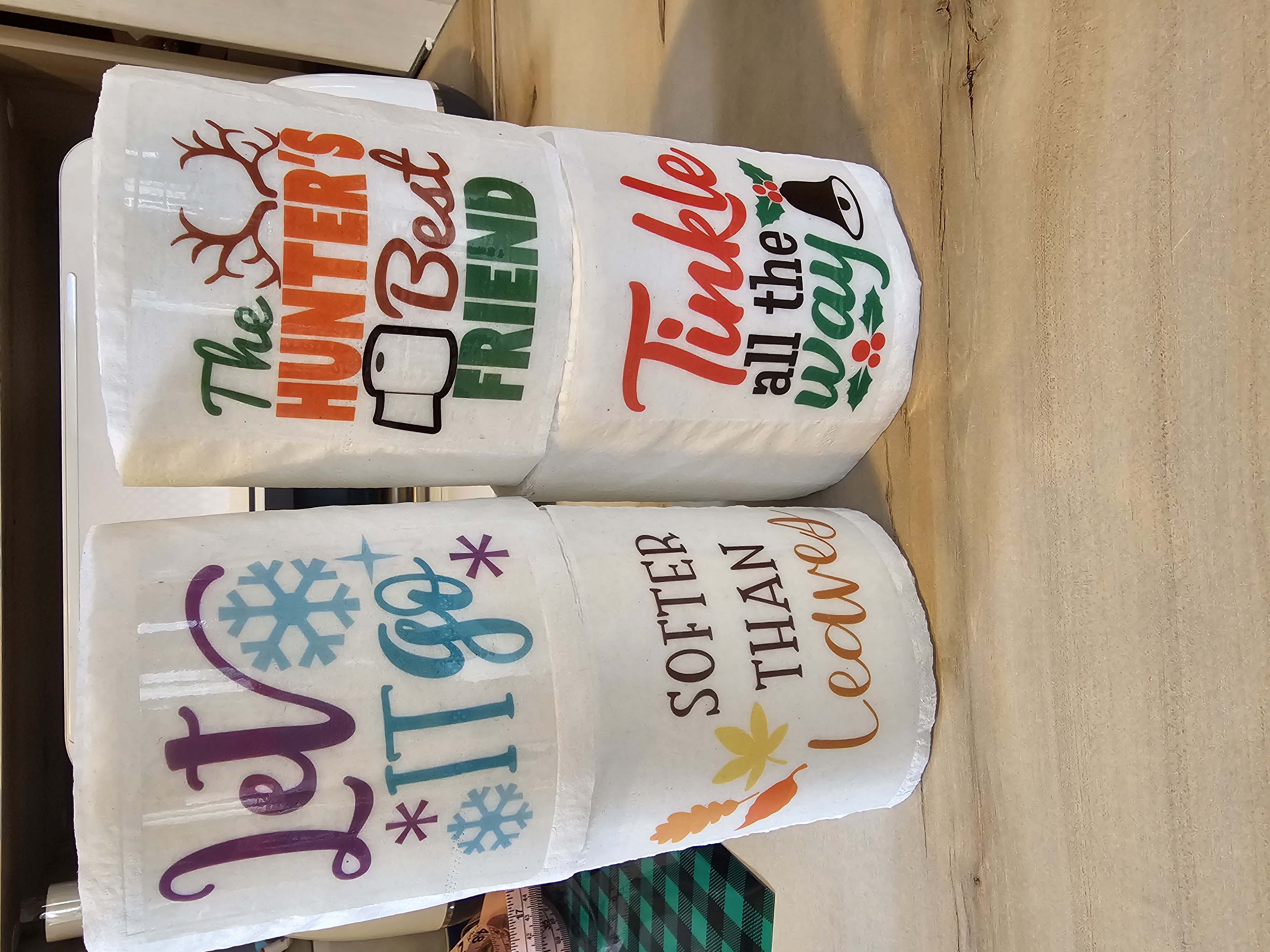 Decorative Printed Toilet Paper Rolls