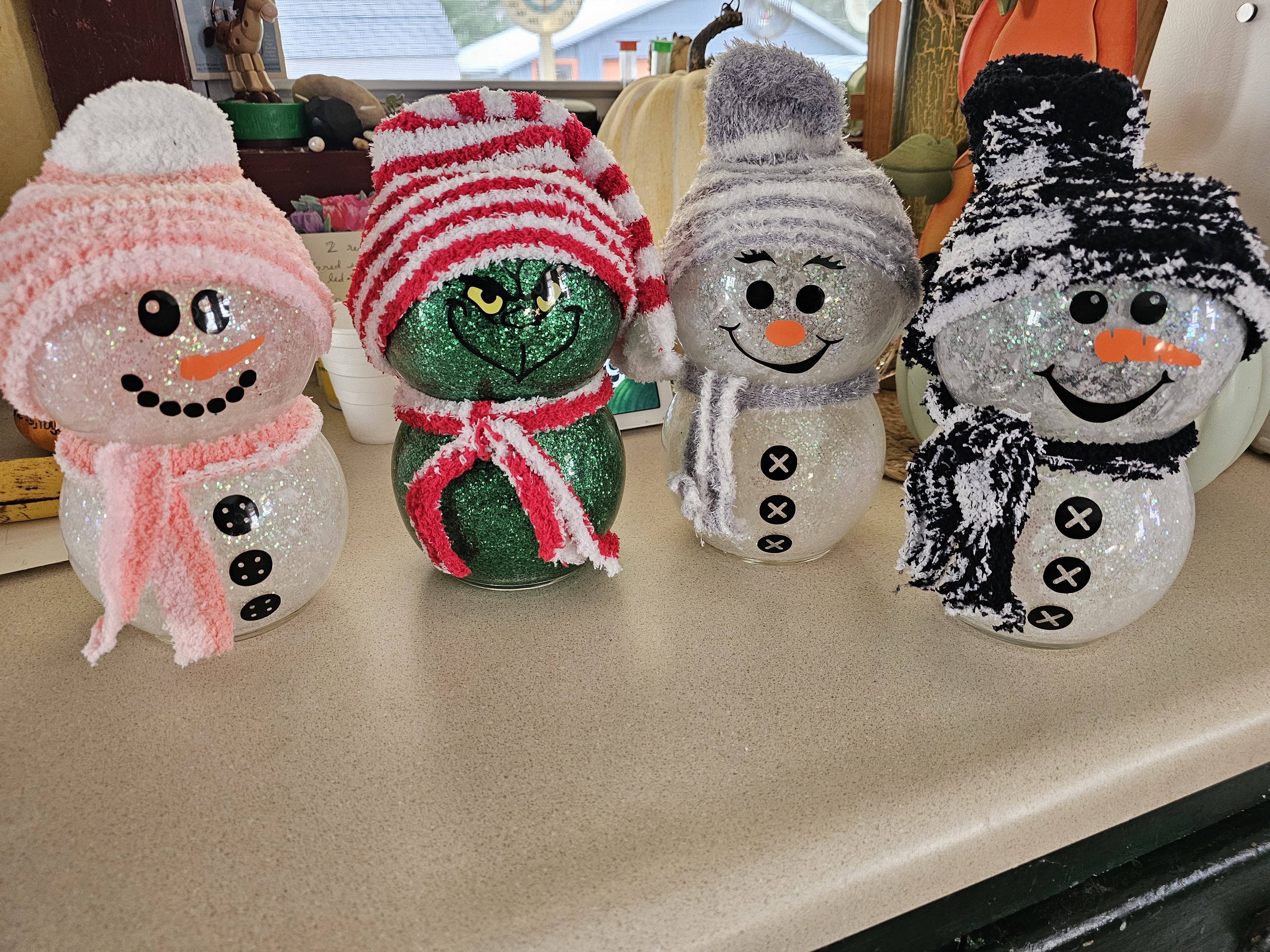 Holiday Snowman Decor Set