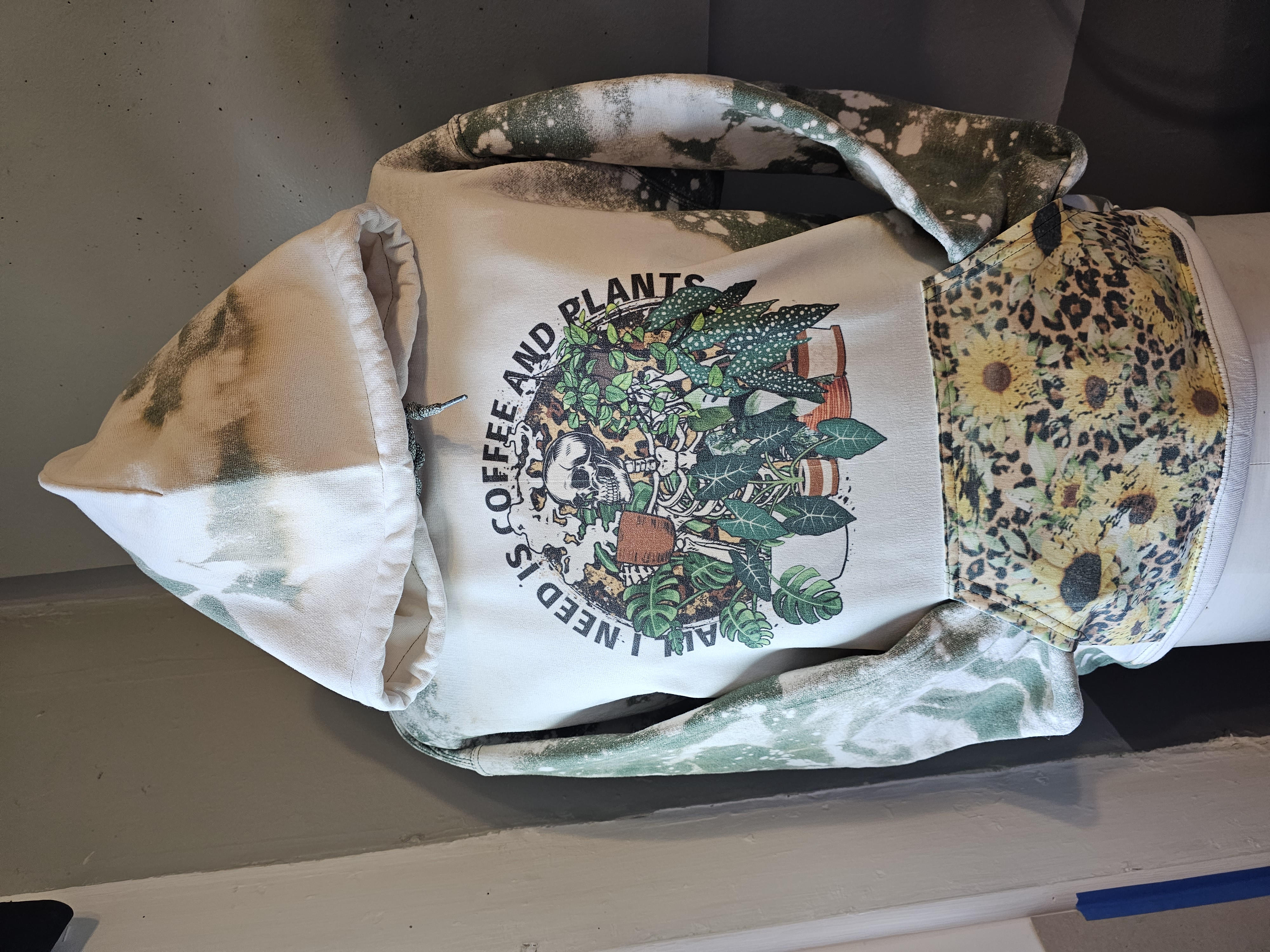 Plants & Coffee Graphic Hoodie