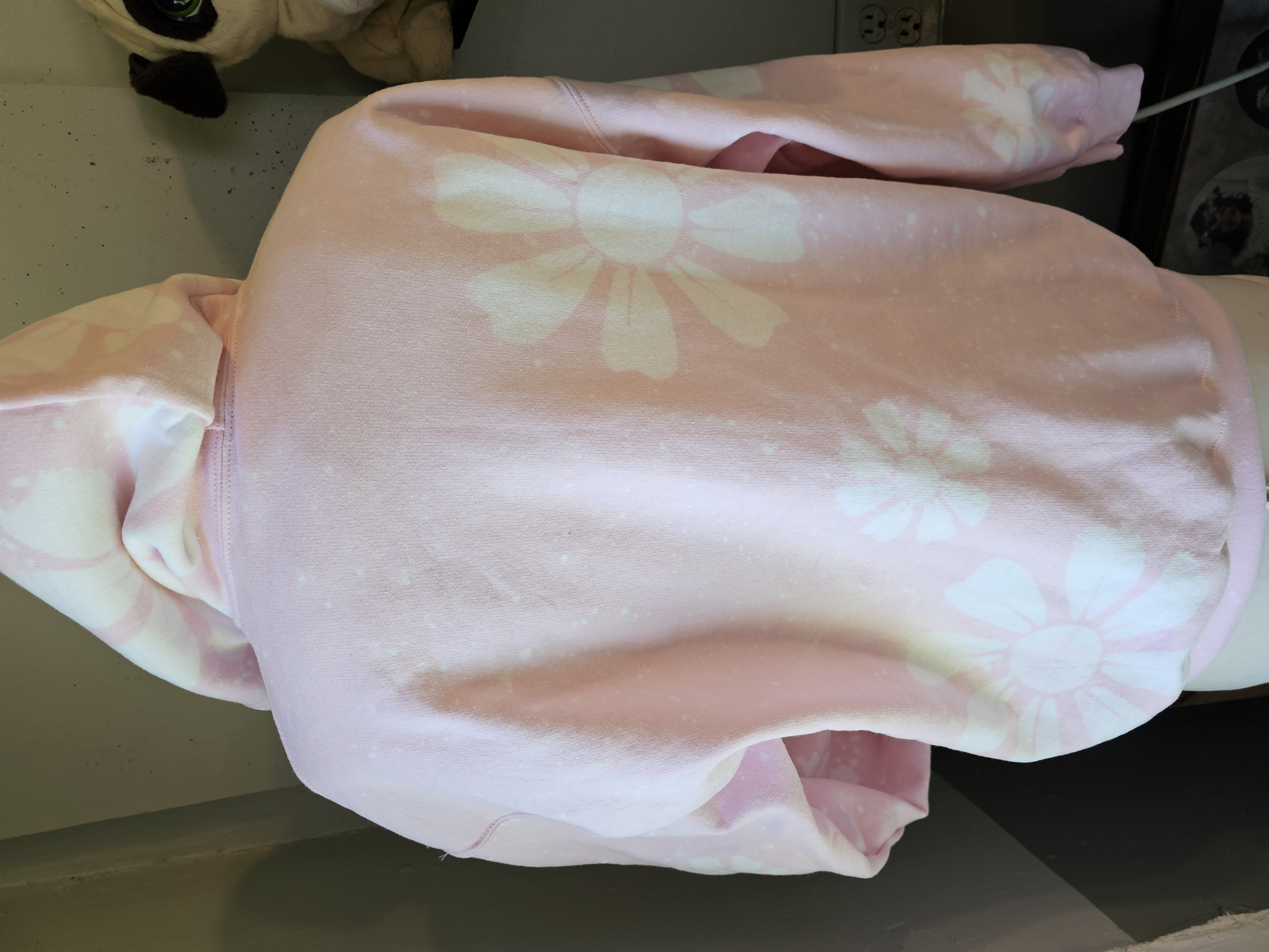 Pink Floral Hoodie